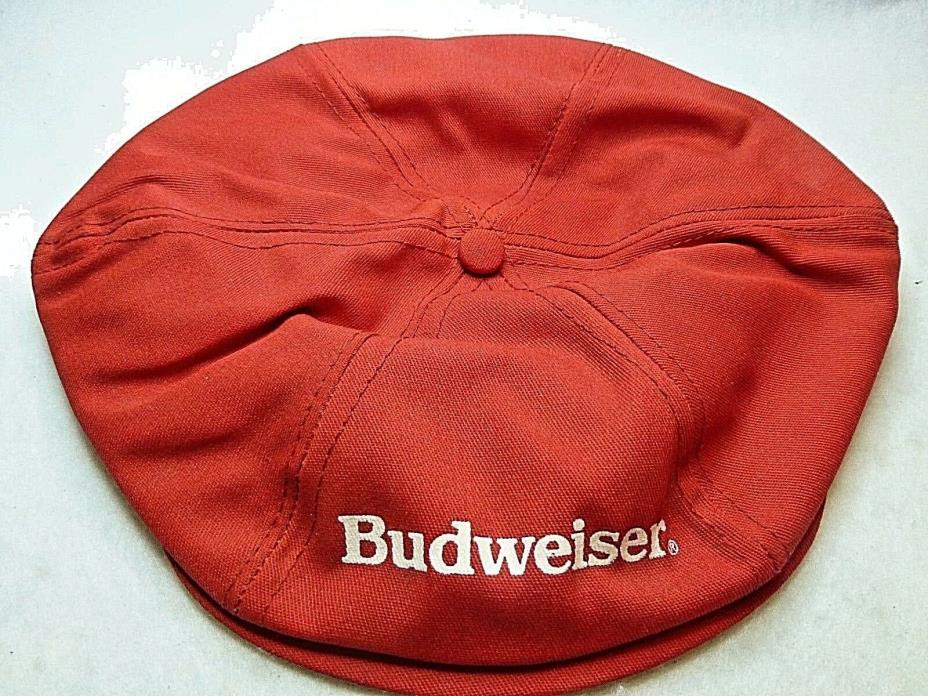 Budweiser Newsboy Cap, Hat - Bright Red