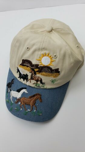 Vintage Budweiser Horse Hat Men's  Adjustable Strap  Cap Color Multicolor New