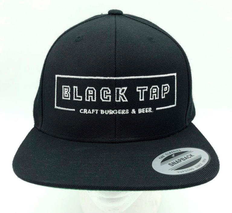 New Black Tap Beer Hat Craft Burgers & Beer Snapback Adjustable Baseball Cap