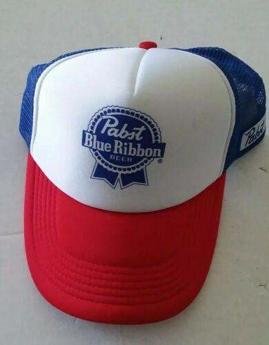 Pabst Blue Ribbon Trucker Snapback Hat 