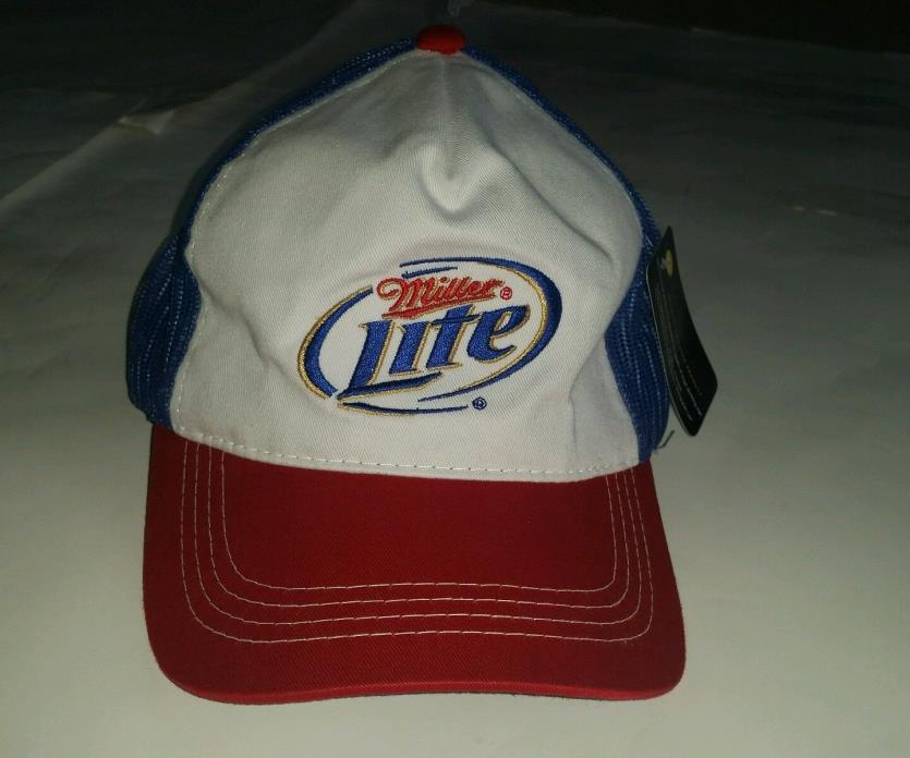 NWT  MILLER LITE Ball Cap,    Beer Cap