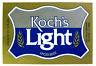 Fred Koch Brewery KOCH'S LIGHT LAGER BEER label NY 12 oz