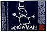 H.C. Berger Brewing SNOWMAN - AN ALE  beer label CO 12oz