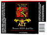 HC Berger Brewing ALT beer label CO 16.9 oz