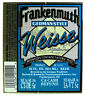 Frankenmuth Brewery GERMAN STYLE WEISSE beer label MI 22 oz