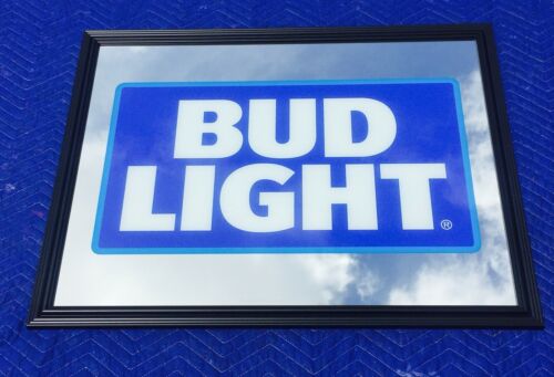Bud Light Budweiser Beer Bar Man Cave Mirror 