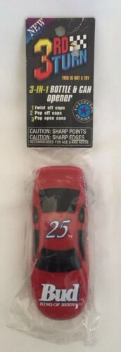 Vintage 1997 Hendrick Racing Budweiser Beer #25 NASCAR Figural Bottle Opener New