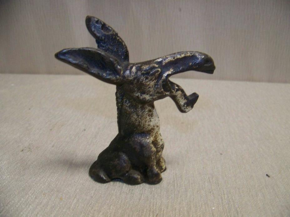 Vintage Cast Iron/Brass Donkey Democrat Figural Bottle Opener AS IS