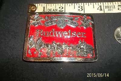 Vintage Budweiser Clydesdales Belt Buckle beer collectible eagle