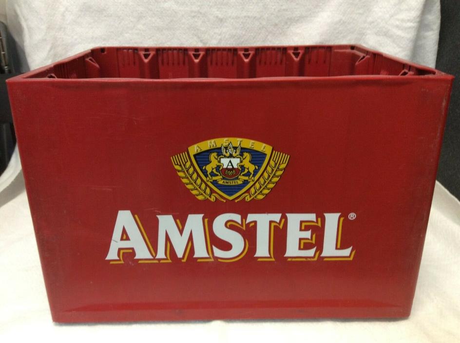 AMSTEL BEER Plastic Crate holds 20 50cl Bottles Case From brought back - Europe