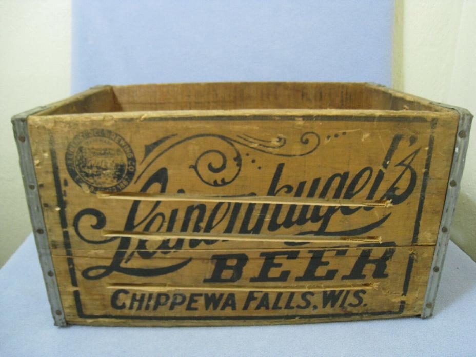 Vintage Leinenkugel's Wooden Beer Crate