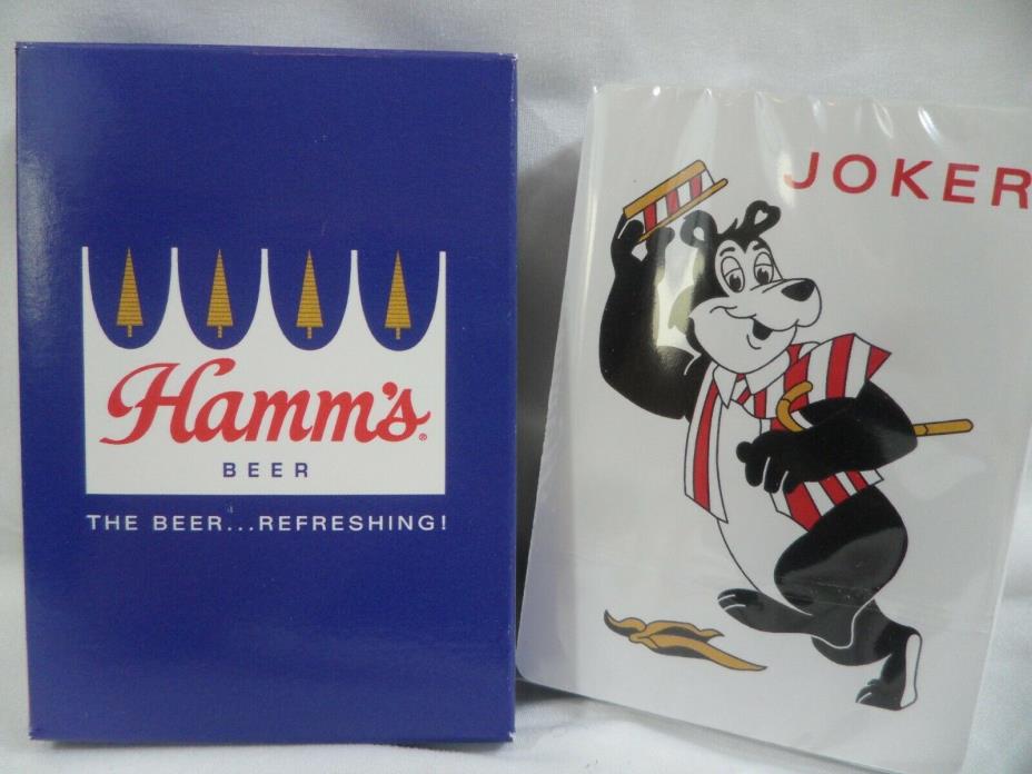 Hamm's Beer Bear Vintage Deck Of Playing Cards St. Paul Minnesota Brewery USA