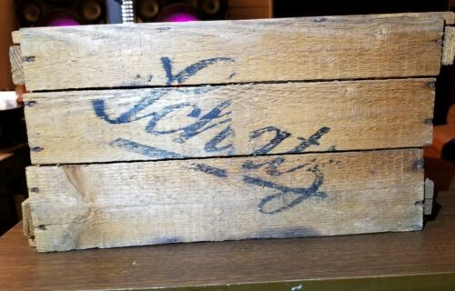 Antique Schatz Beer  Rare Wooden Beer Crate old