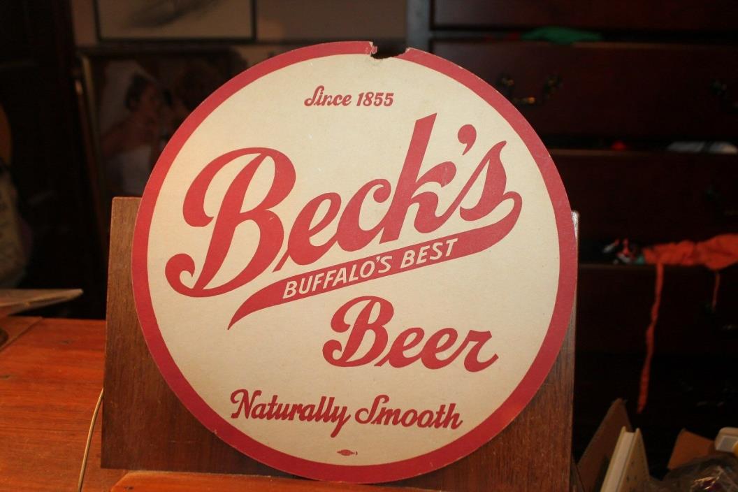 Beck's Buffalo's Best Beer 11-1/2