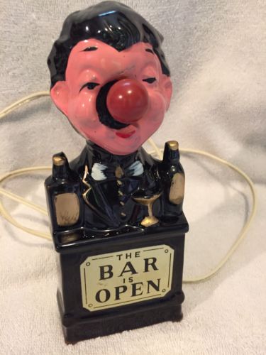 Vintage Bar Lamp OPEN BAR