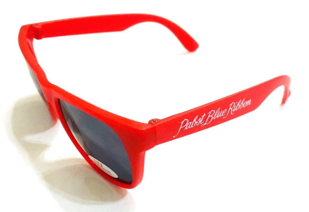 PBR Pabst Blue Ribbon Beer Branded Sunglasses Sun Glasses RED