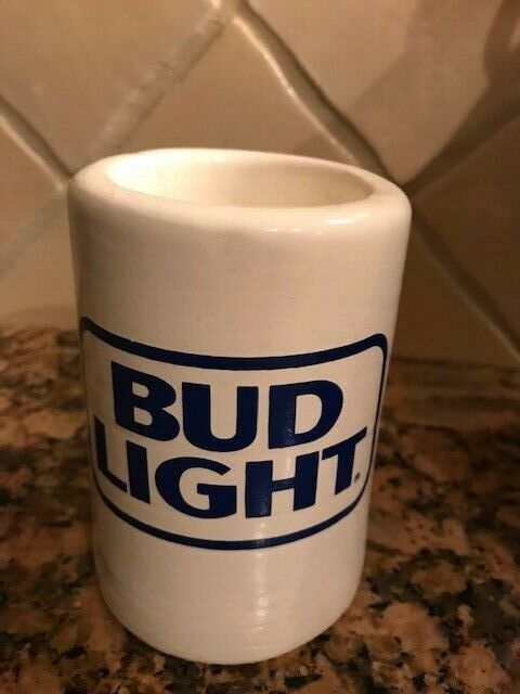 Kool Kan White Bud Light Insulated Foam Drink Holder Koozie Huggie