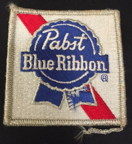 Pabst Blue Ribbon Vintage Sewn On Patch
