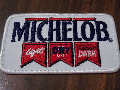 MICHELOB Dry Beer Employee Uniform PATCH Shirt Jacket Ad Promo Hat Retro NOS