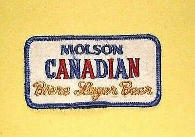 Vintage Molson Canadian Biere Lager Beer Patch - RARE!!!
