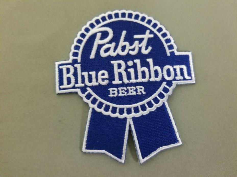 Pabst Blue Ribbon Beer embroidered patch