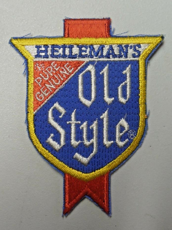 Vintage HEILEMAN'S OLD STYLE Beer Patch Shoulder/Pocket Size