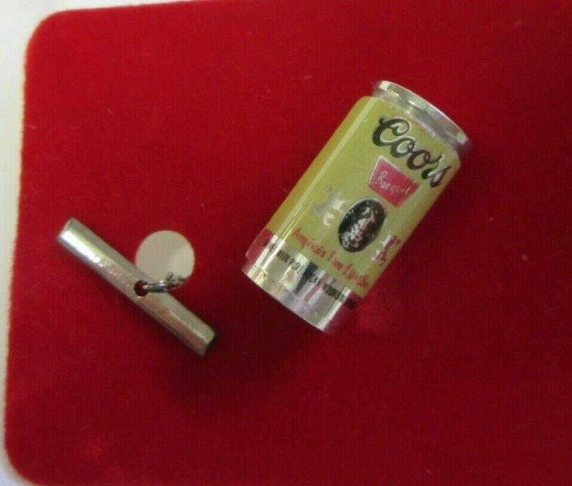 Vintage Coors Beer Can Tie Tack Pin Advertising NOS