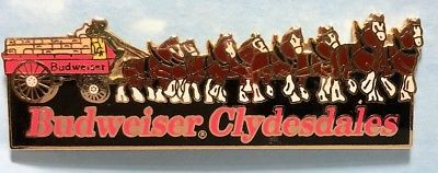 Budweiser Clydesdales - Beer Cart & Team pin