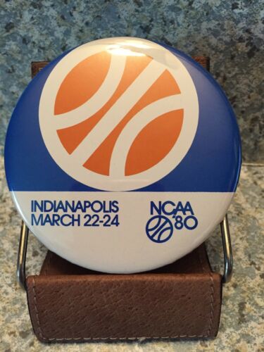 1  Indianapolis March 22-24 NCAA '80 pin button