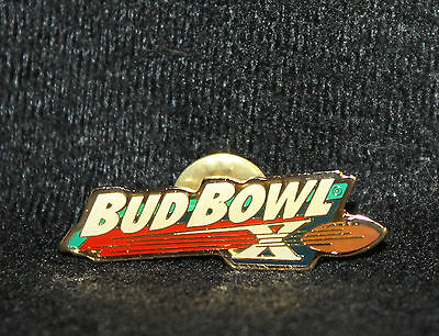8 Vintage Budweiser Bud Light Bowl X Ten 2000 Super Bowl Lapel Pin Lot