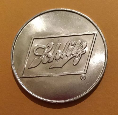 1982 Schlitz Beer Plain Aluminum Mardi Gras Doubloon