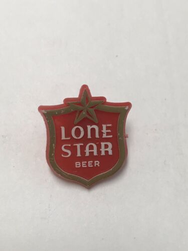 Lone Star Beer Vintage Plastic Lapel Pin