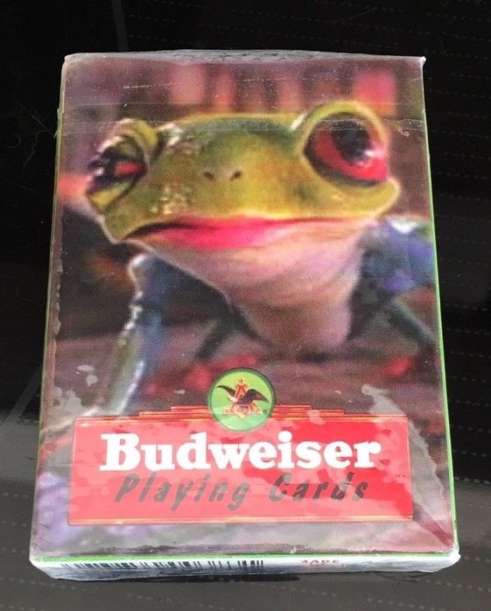 Budweiser Frog Playing Cards in Package