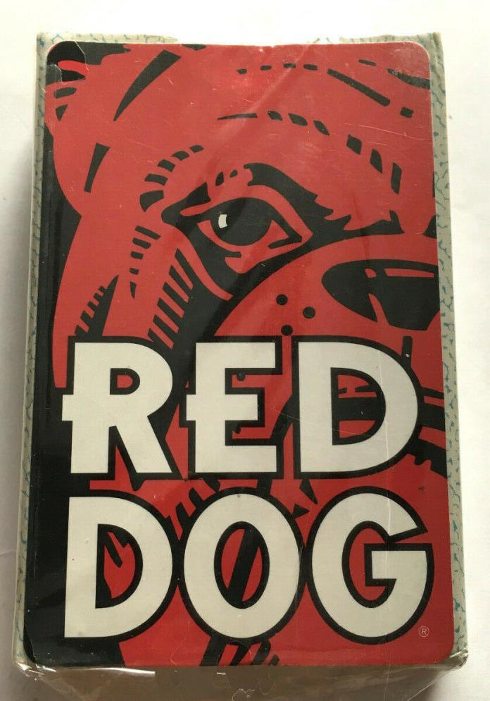 Vintage RED DOG BEER Playing Cards - Sealed Deck