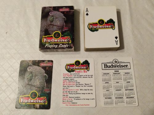 1998 Budweiser Playing Cards