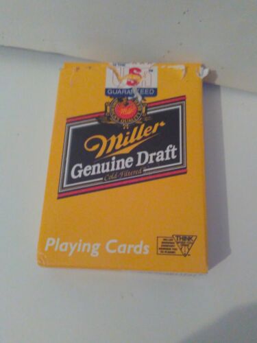 Miller Genuine Draft Beer Playing Cards