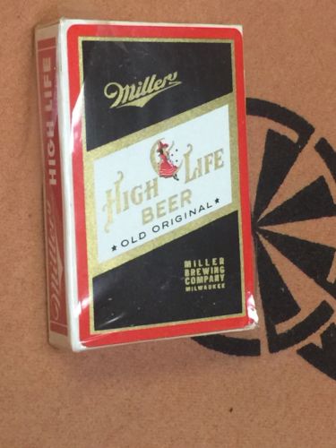Miller Beer Playing Cards 1930s 40s Black Beer Can Unopened W Irs Stamp Old