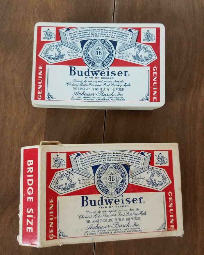Budweiser King of Beers Deck of Playing Cards - Bridge Size