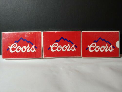 Vintage, Coors Bridge Size Playing Cards (NEW) 3 Decks