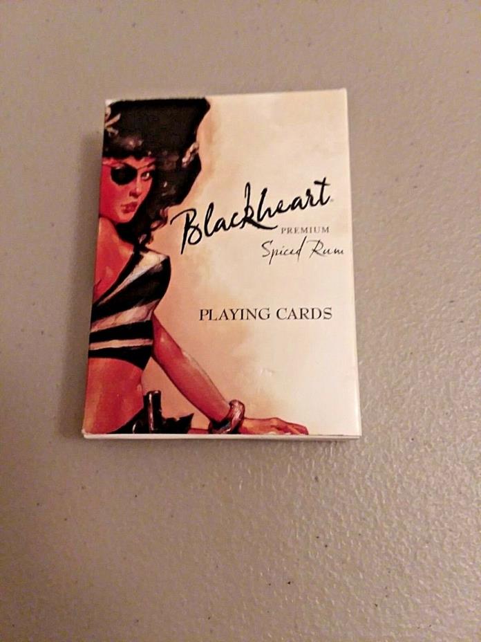 Blackheart Premium Spiced Rum Limited Edition Playing Cards EUC
