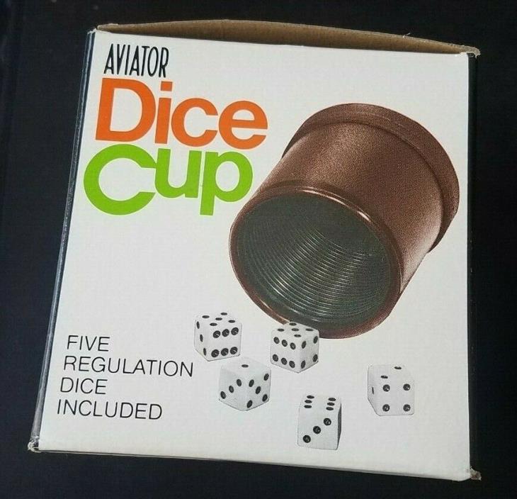 Bar Leather Dice Cup