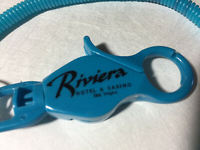 Riviera Hotel & Casino Las Vegas Nevada Players Club Card holder bungee cord