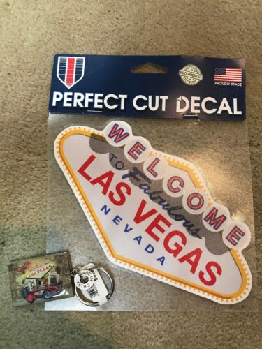 Welcome To Las Vegas Decal And Keychain Set