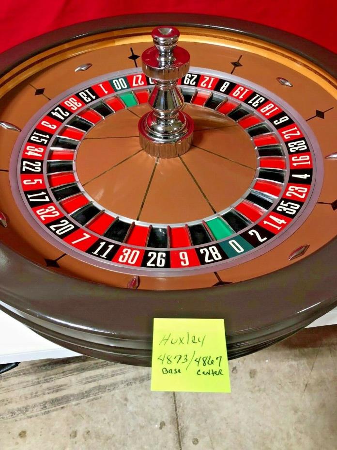 Roulette Wheel TCS JOHN HUXLEY 32 Inch (Used) #4867 top / 4873 base  0/00
