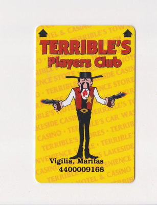 Players Slot Club Rewards Card TERRIBLE'S Hotel & Casino Las Vegas Nevada