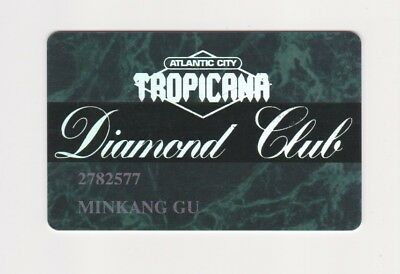 Players Slot Club Rewards Card Tropicana DIAMOND Club Atlantic City New Jersey