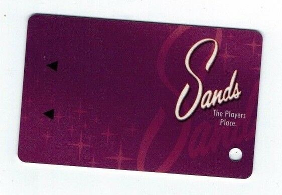 SANDS Casino Hotel PLAYERS CLUB / Slot CLUB Card Atlantic City - BLANK