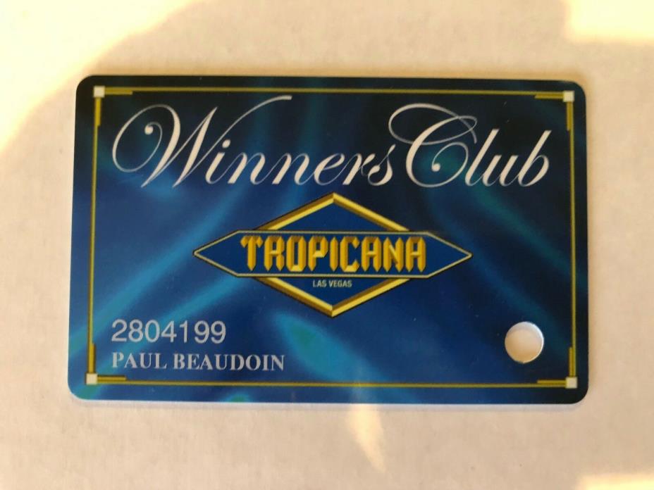 Tropicana Las Vegas Players Club Cards