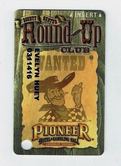 PIONEER CLUB Casino PLAYERS Card Slot Club GAMBLING HALL Laughlin NV - VEGAS VIC