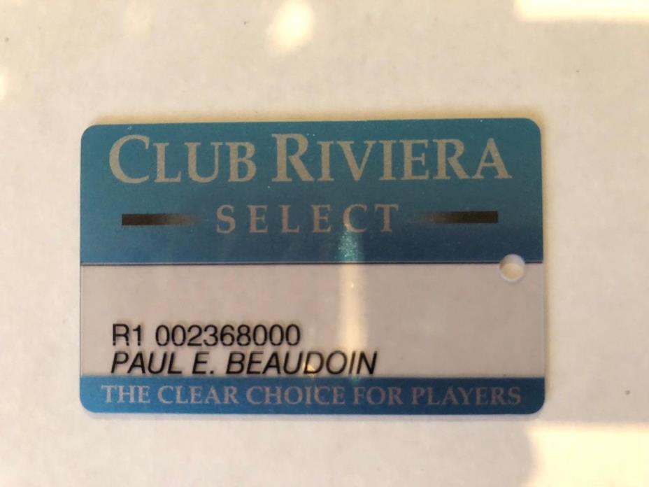 Riviera Las Vegas Players Club Cards